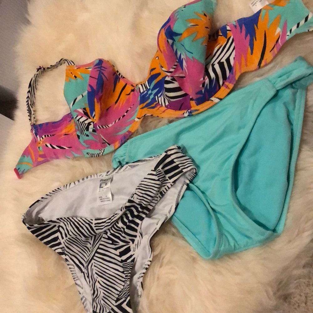 Freya 32g swimsuit bikini 2 pc colorful tropical